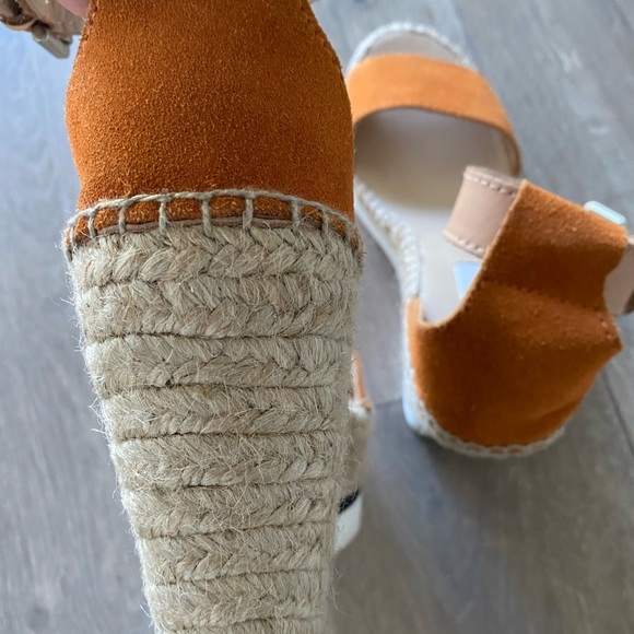 PRICE ⬇️ 
See by Chloe - Glyn Orange suede Espadrille Wedge - size 37 / 6.5 - Picture 2 of 10